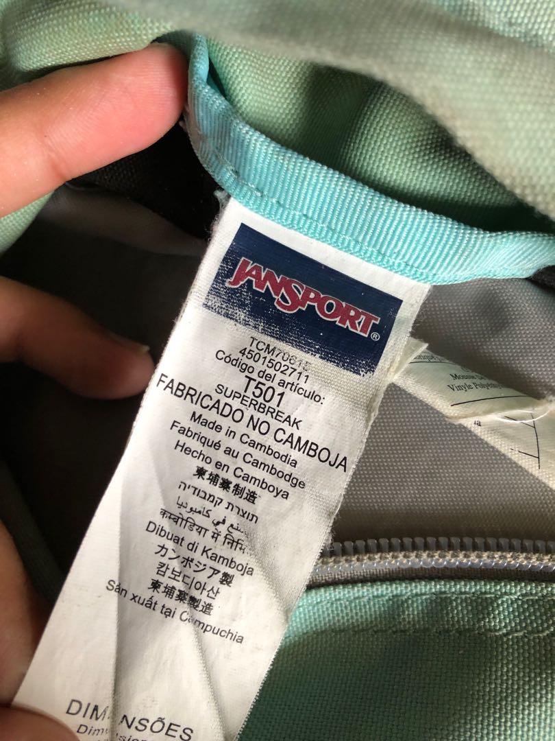 Tas top jansport original