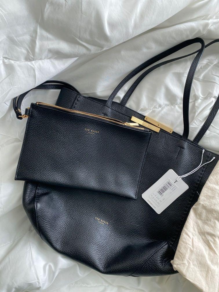 Ted Baker Clarkia pebbled leather tote bag