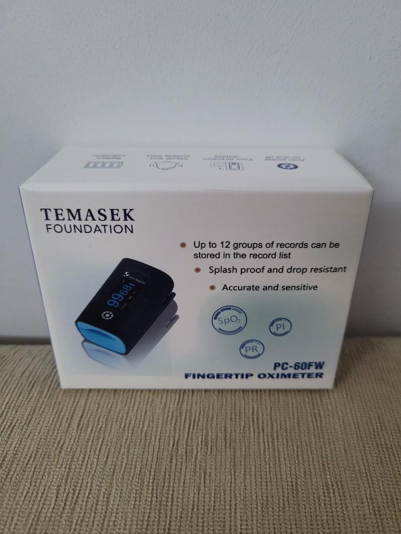 Temasek Foundation Fingertip Oximeter, Health & Nutrition, Health
