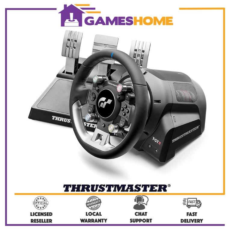 Thrustmaster T-GT II Real-Time Force Feedback Racing Wheel (PS5/PS4/PC),  Video Gaming, Gaming Accessories, Controllers on Carousell