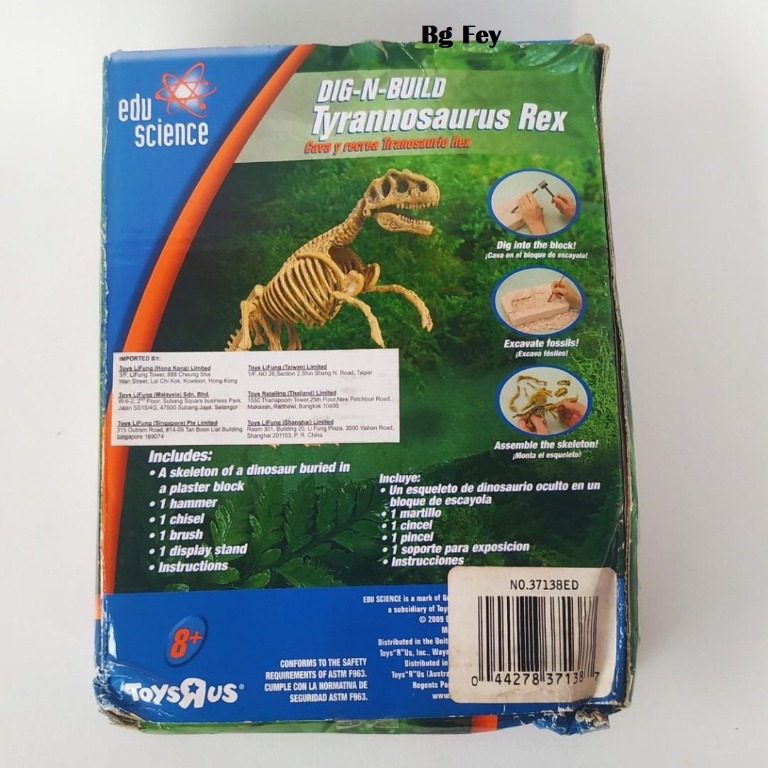 Toys R Us DigNBuild Paleontologist Dinosaurs Build Tyrannosaurus Rex