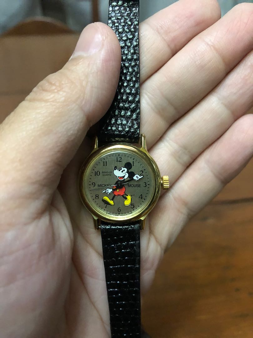 Bradley quartz mickey mouse watch top