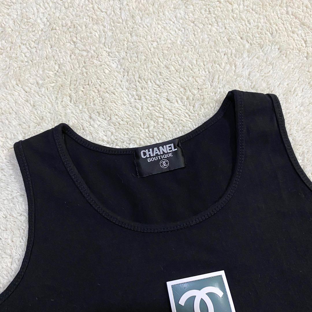 Vintage Chanel Tank Top, Women's Fashion, Activewear on Carousell
