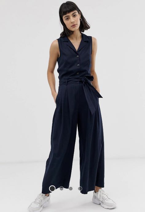 Weekday Jumpsuit in Navy, Women's Fashion, Dresses & Sets, Jumpsuits on ...