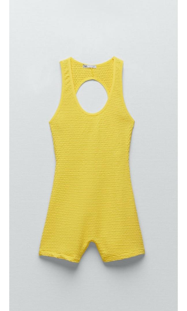 Zara yellow playsuit clearance
