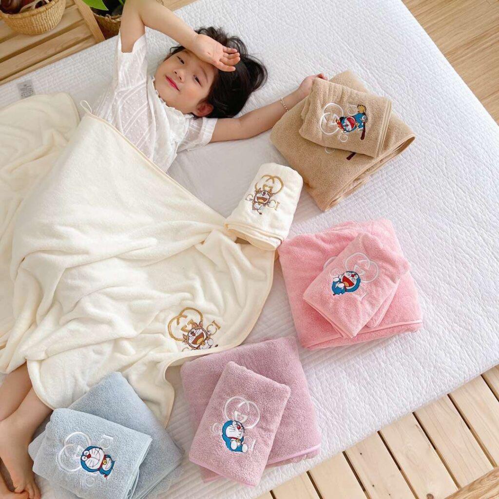 Doraemon sales bath towel
