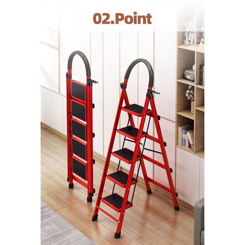 5 step foldable on sale ladder