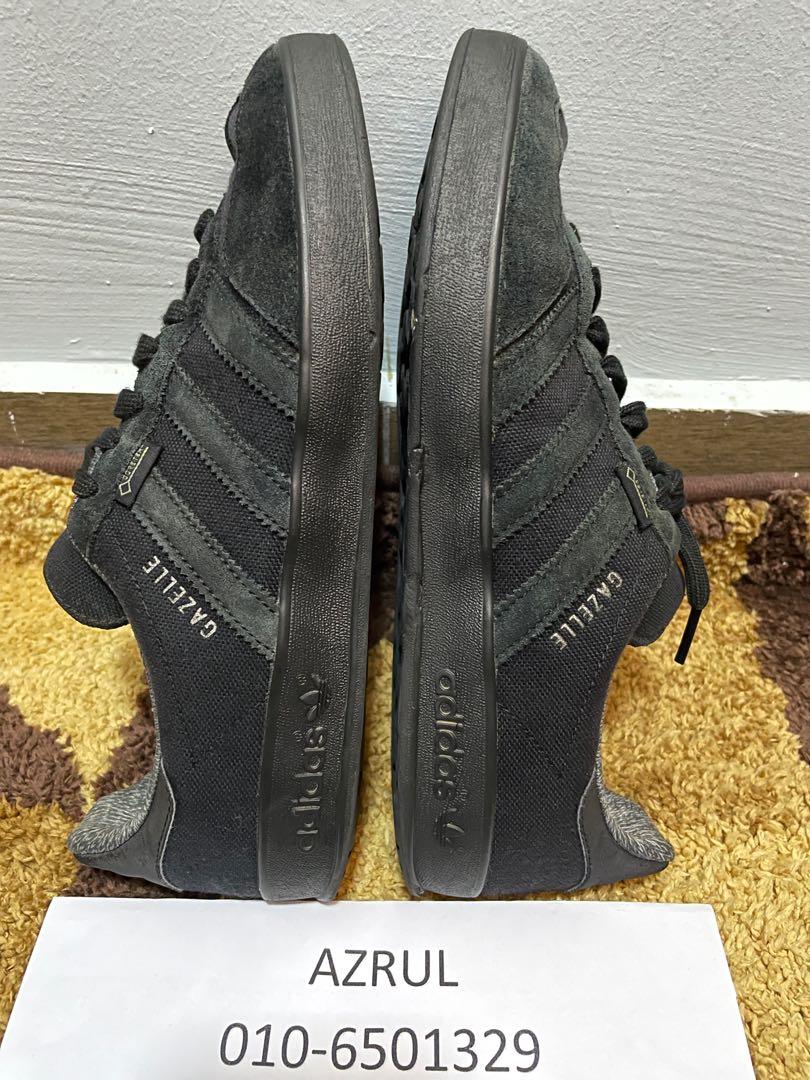 Adidas Gazelle Goretex Triple Black 7UK Men s Fashion Footwear