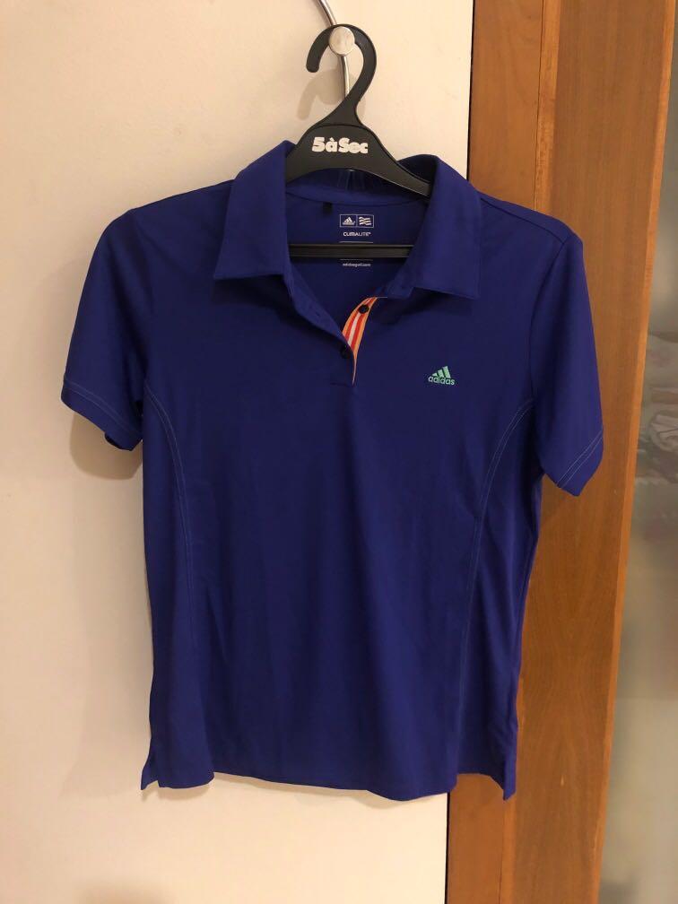 Adidas Golf Shirt, Olah Raga, Baju 