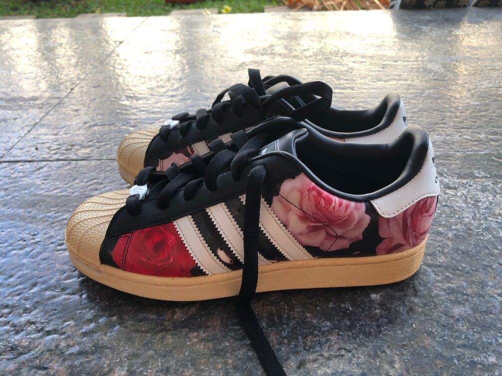 Adidas superstar discount rose rouge