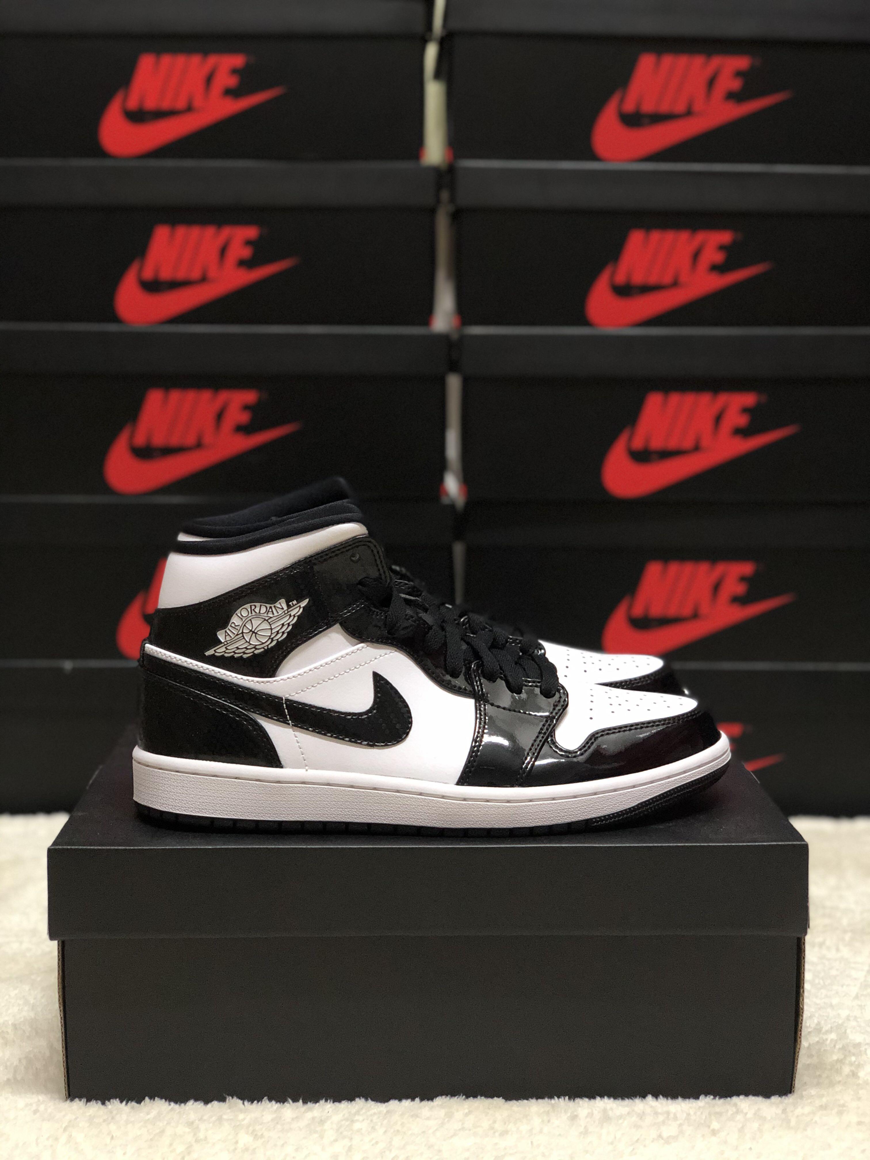 Air Jordan 1 Mid Panda, Men's Fashion, Footwear, Sneakers on Carousell