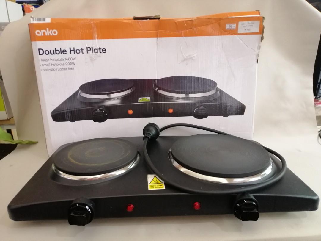 Anko Double Hot Plate, Furniture & Home Living, Kitchenware & Tableware, Cookware & Accessories