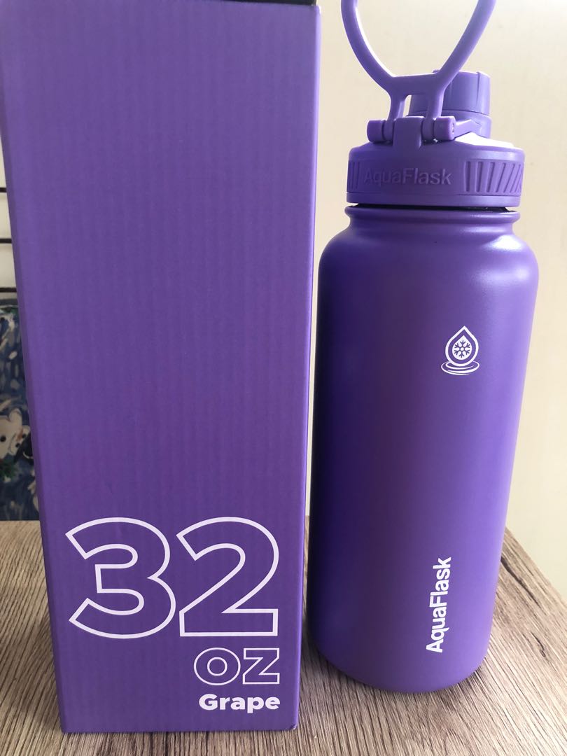 AquaFlash Vaccum Insulated Water Bottle, Furniture & Home Living