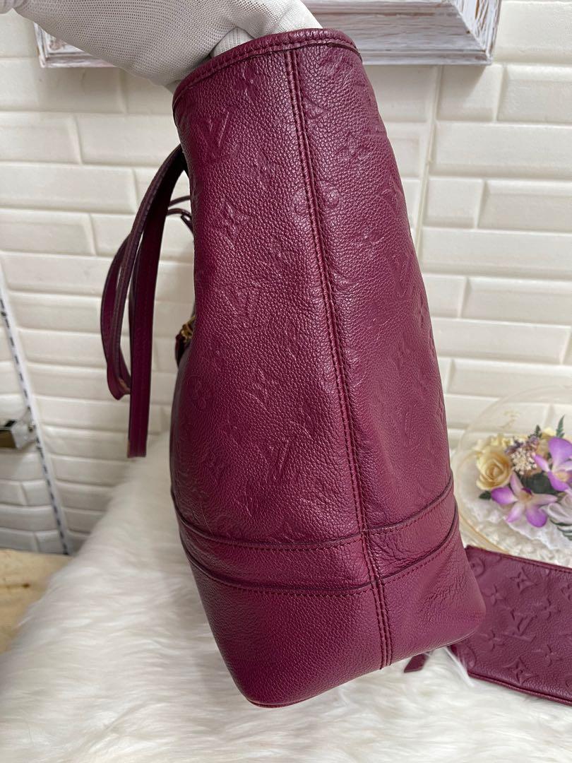 Louis Vuitton Citadine Pm Red Monogram Empreinte Leather Shoulder Bag