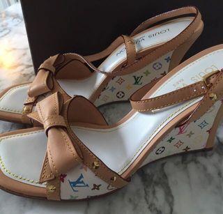 Authentic Louis Vuitton Multi colour Heels