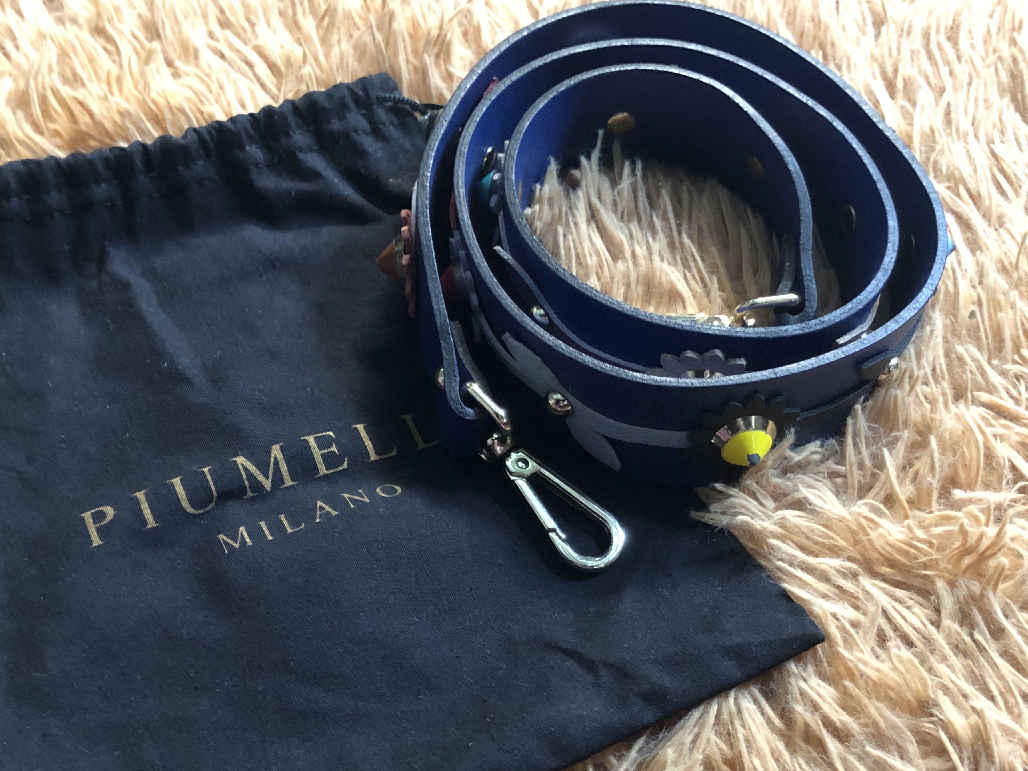 Authentic Piumelli Milano Multi Floral Bag Strap
