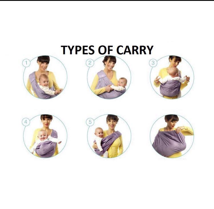 BabaSling 5 in 1 baby carrier, Babies & Kids, Going Out, Carriers & Slings on Carousell