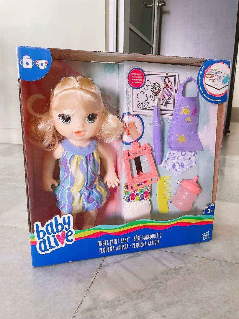Finger paint baby store alive