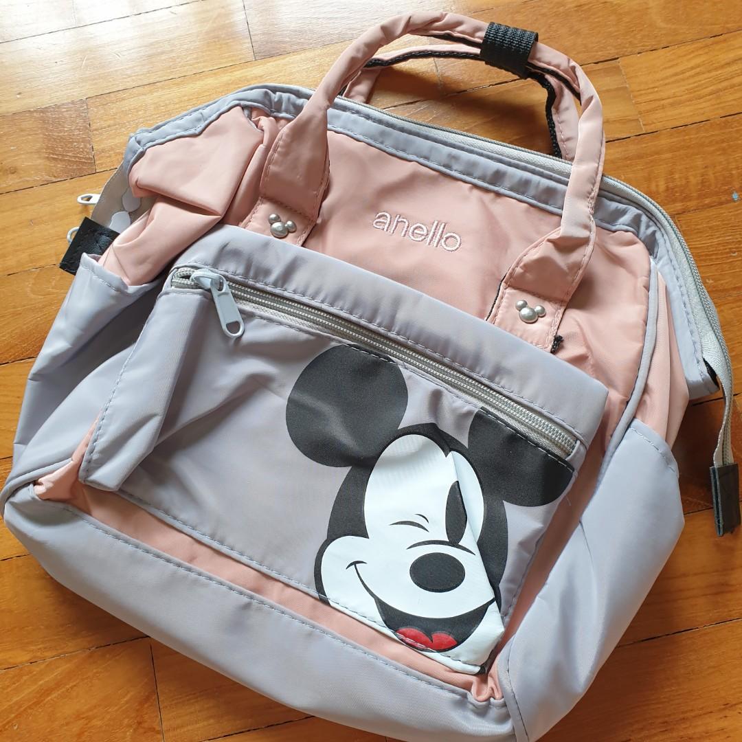 BN ANELLO Mini Mickey Mouse Cross Body Backpack Women s Fashion Bags Wallets Cross body Bags on Carousell