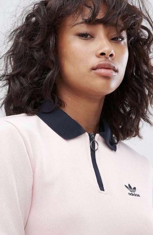 Adidas osaka polo hotsell shirt in pale pink