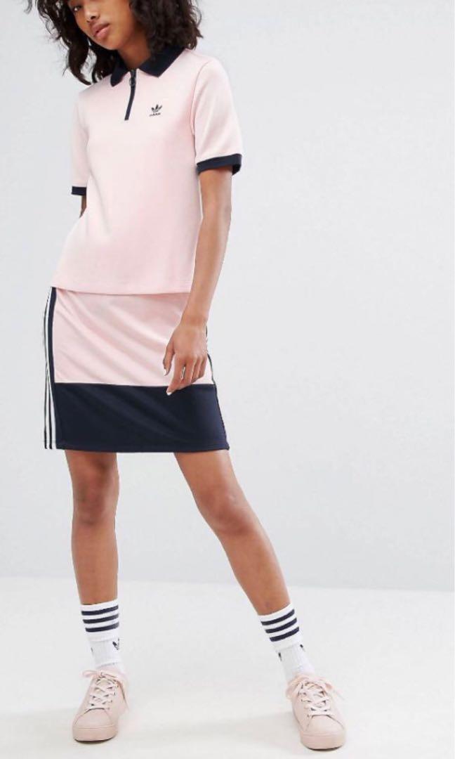 Adidas osaka polo cheap shirt in pale pink