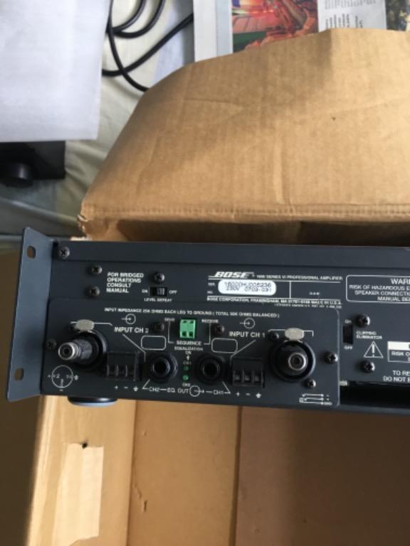 1円スタート BOSE 1800 Series V Professional プロフェッショナル ステレオ パワー アンプ PAアンプ
