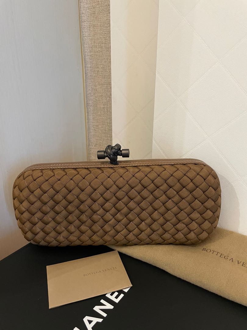 Bottega knot clutch store discontinued