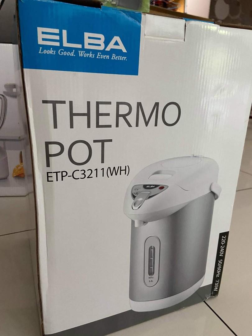 Brand New Elba Thermo Pot 3 2l Etp C3211 Wh Kitchen Appliances On Carousell