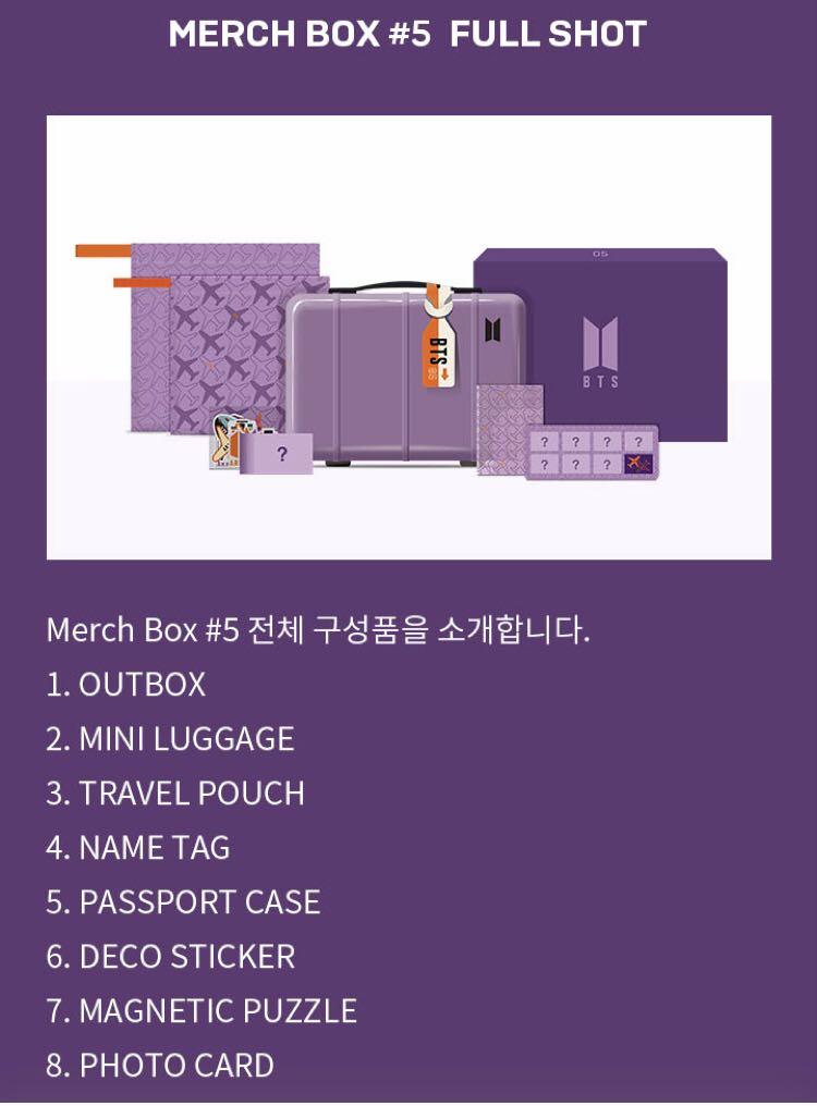 BTS MERCH BOX #5, Hobbies & Toys, Memorabilia & Collectibles, K