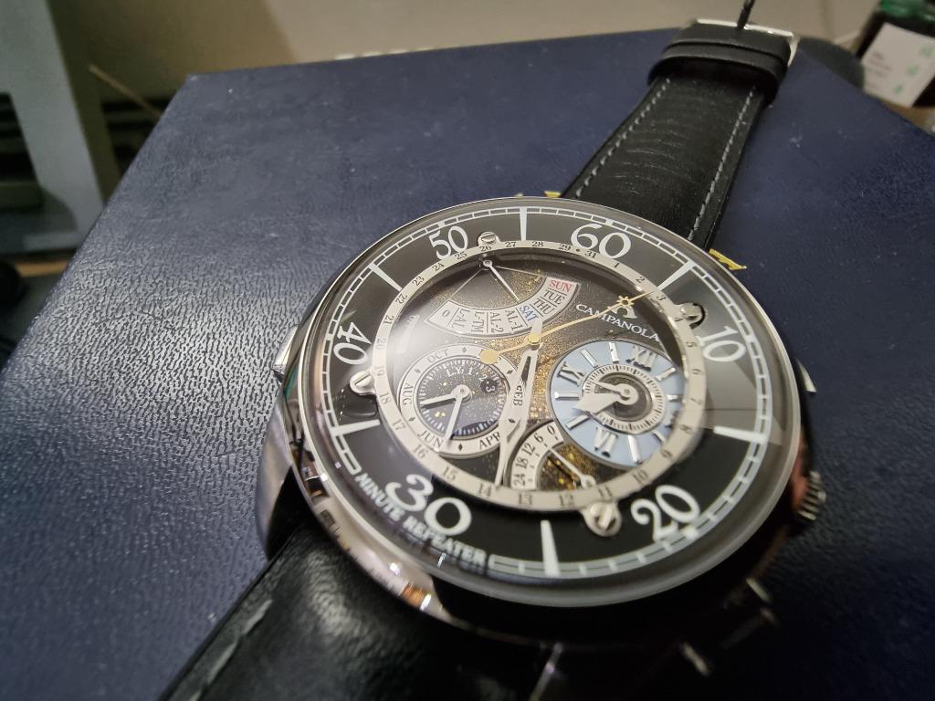 Citizen Campanola Minute Repeater (Category: Men's Watches) located in Quezon City. Submitted by maps716 (Listing ID 1105038753, Image 1). Description: Campanola hand painted Urushi Lacquer Maki-e with mother of pearl and gold inlay. This comes from the premium line of Citizen, similar to Grand Seiko and their Credor line. .