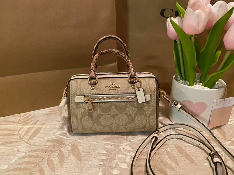 COACH Micro Rowan Crossbody In Signature Canvas