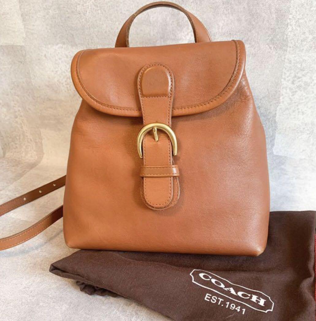 Vintage coach mini backpack top