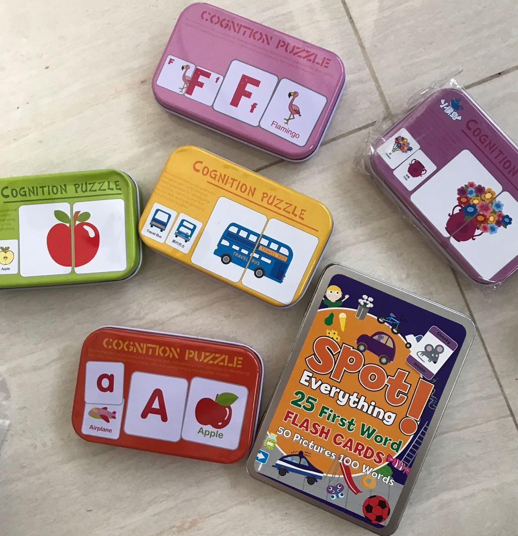 Cognition Puzzles and flash cards, Hobbies & Toys, Books & Magazines