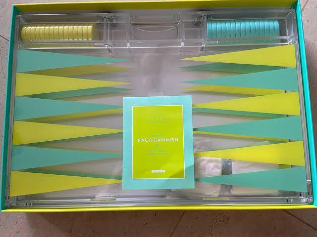 Collectors item- Drunk Elephant Backgammon set. (Category: Board Games & Puzzles) located in Las Pinas. Submitted by decluttercentral515 (Listing ID 1105041525, Image 1). Description: Acrylic backgammon set by Drunk Elephant- Rare item- Collectors item..