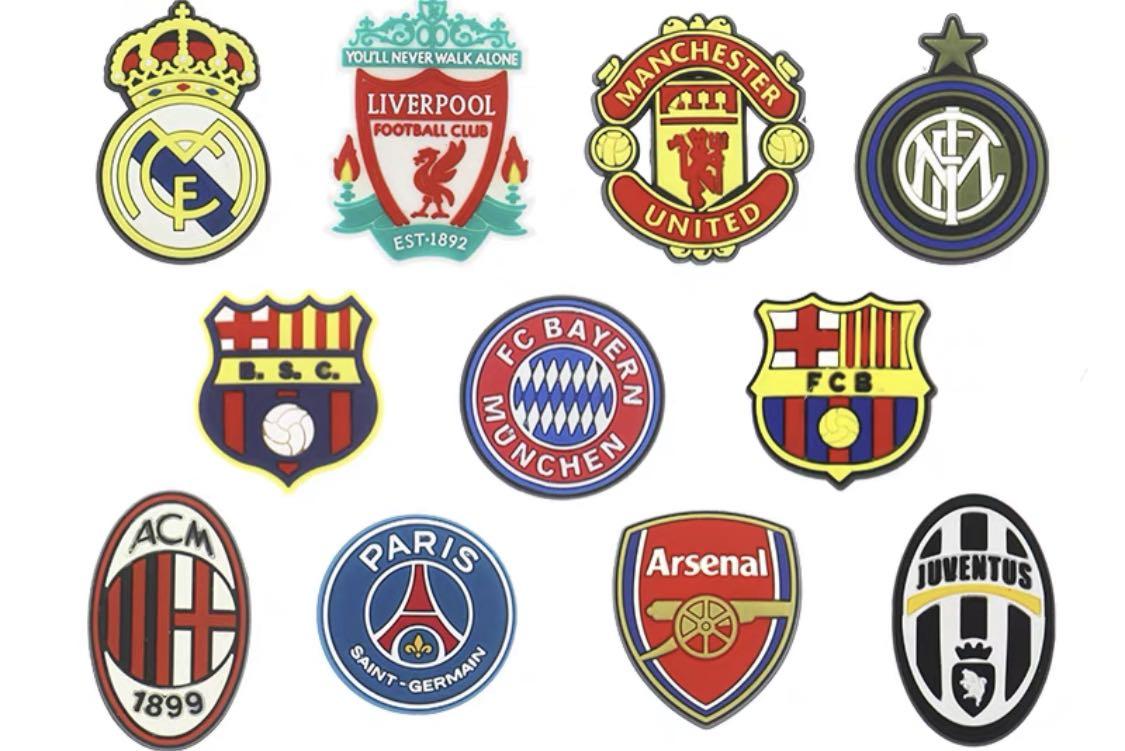 soccer croc charms