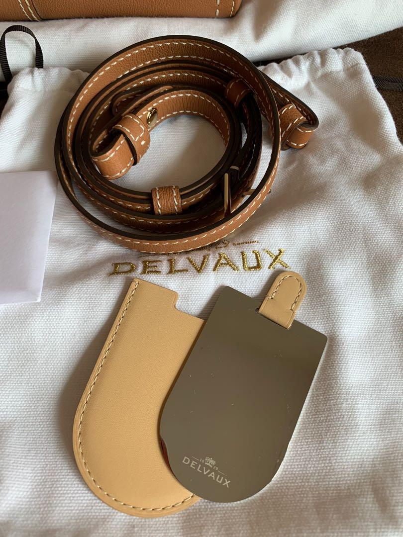 Sell Delvaux Brillant East West Mini Surpiqué - Brown