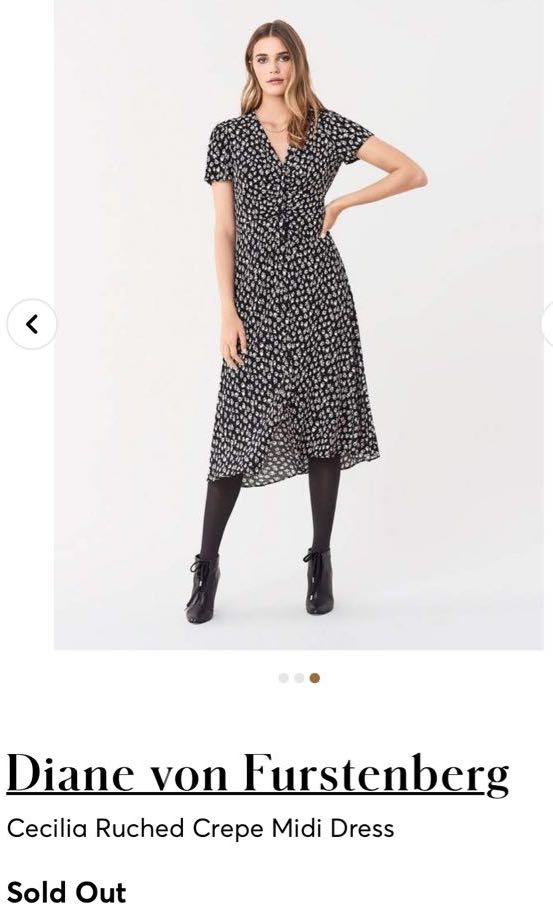 Dvf cecilia shop dress