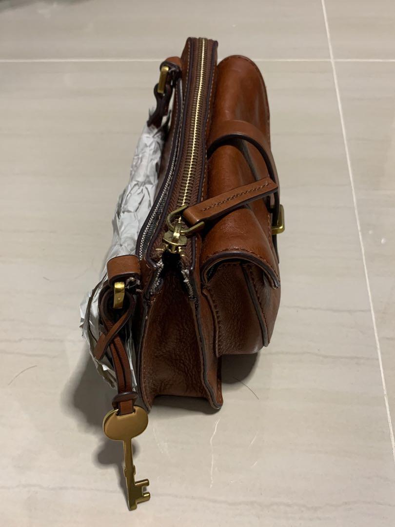 Fossil Ryder bags(brown crossbody bags), Women's Fashion, Bags & Wallets, Crossbody Bags on