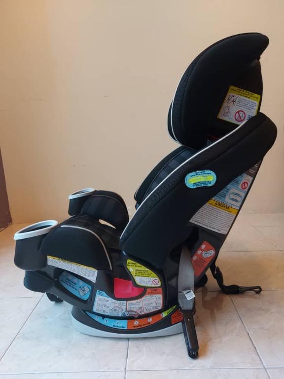 Install graco store 4ever forward facing