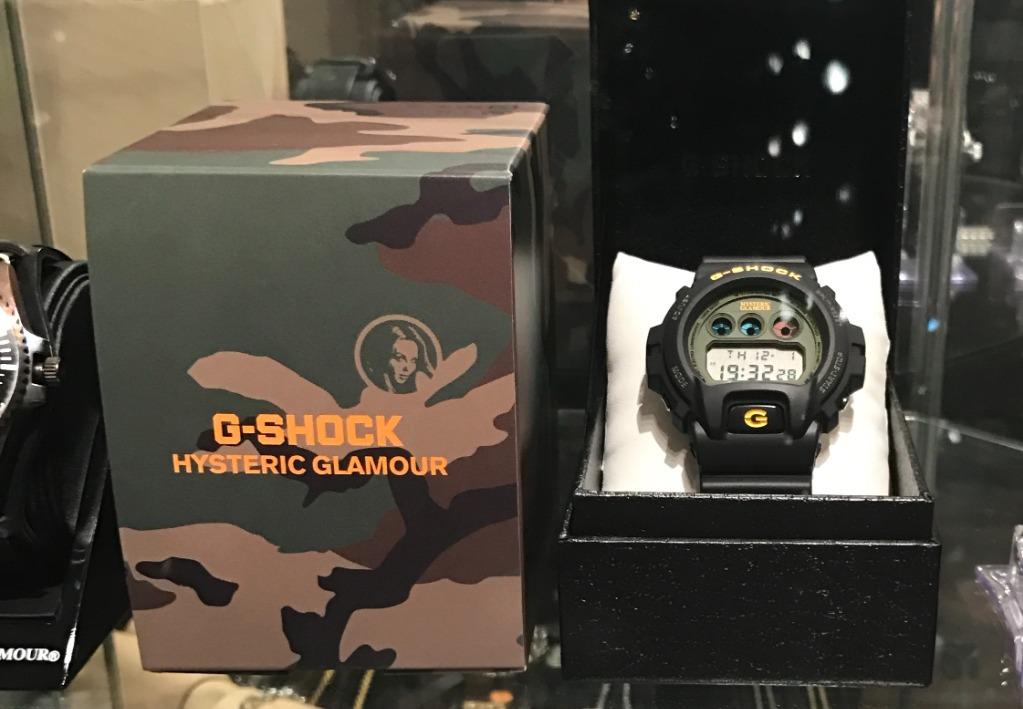 G-shock X Hysteric Glamour DW-6900FS (Black), 名牌, 手錶- Carousell