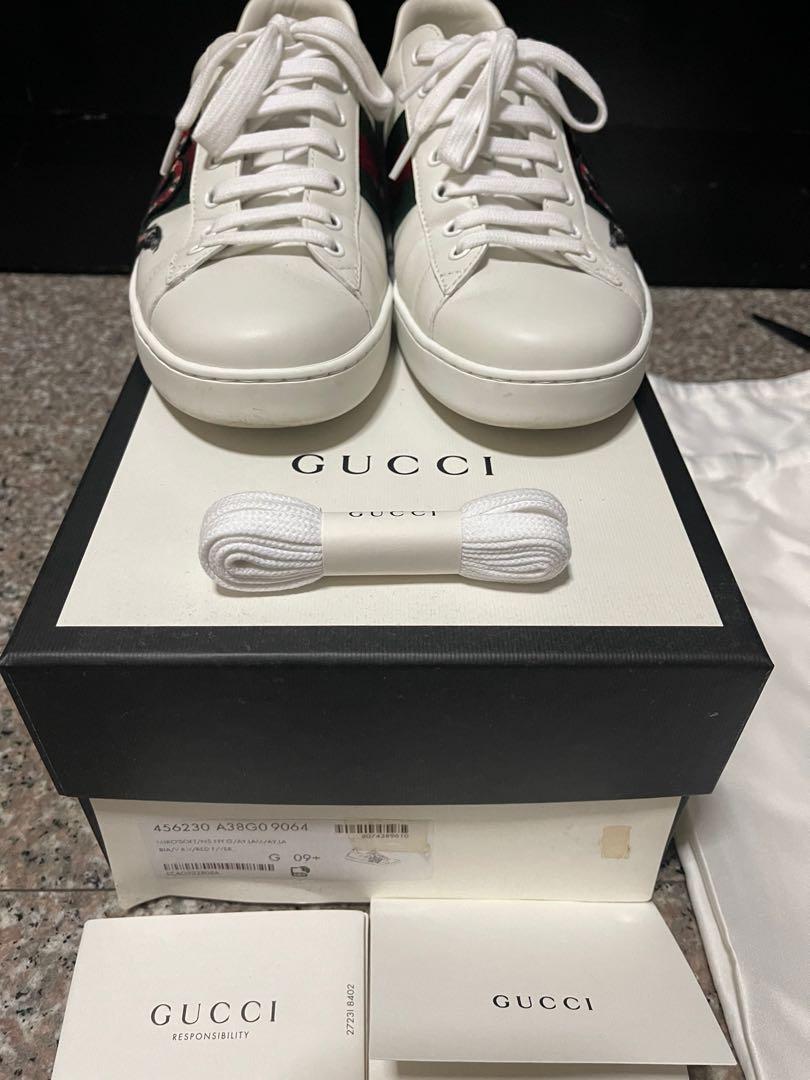 Gucci Ace Embroidered Snake Men's - 456230 A38G0 9064 - US
