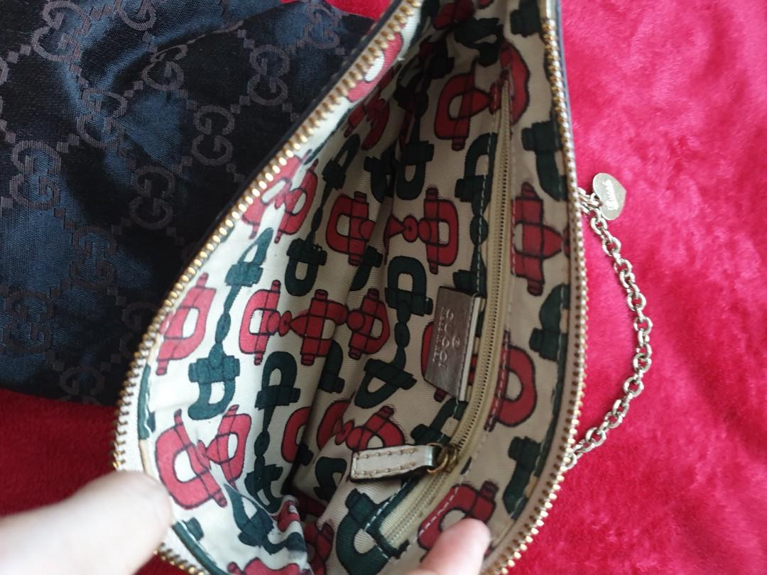 Gucci GG Monogram Guccissima Leather Chain with Heart Charms Pochette Bag,  Luxury, Bags & Wallets on Carousell