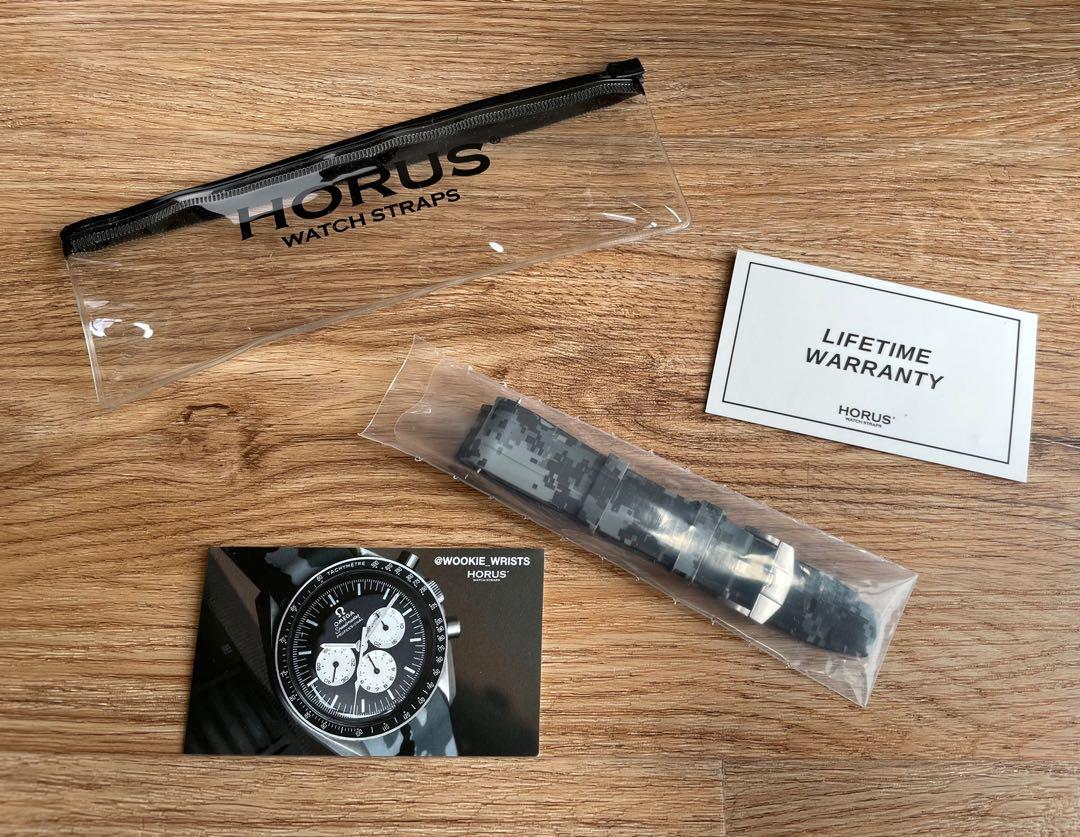 HORUS Rubber Strap for Omega 