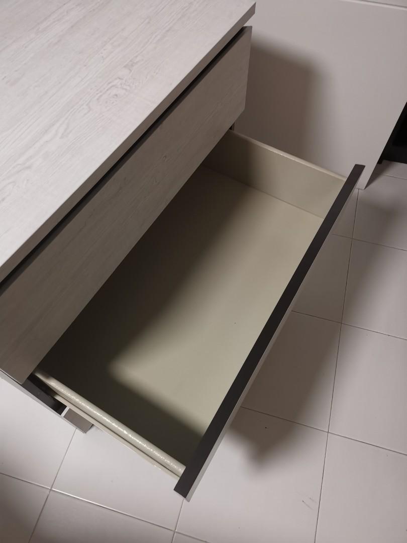 IKEA Malm 3 drawers shelf, Furniture & Home Living, Furniture