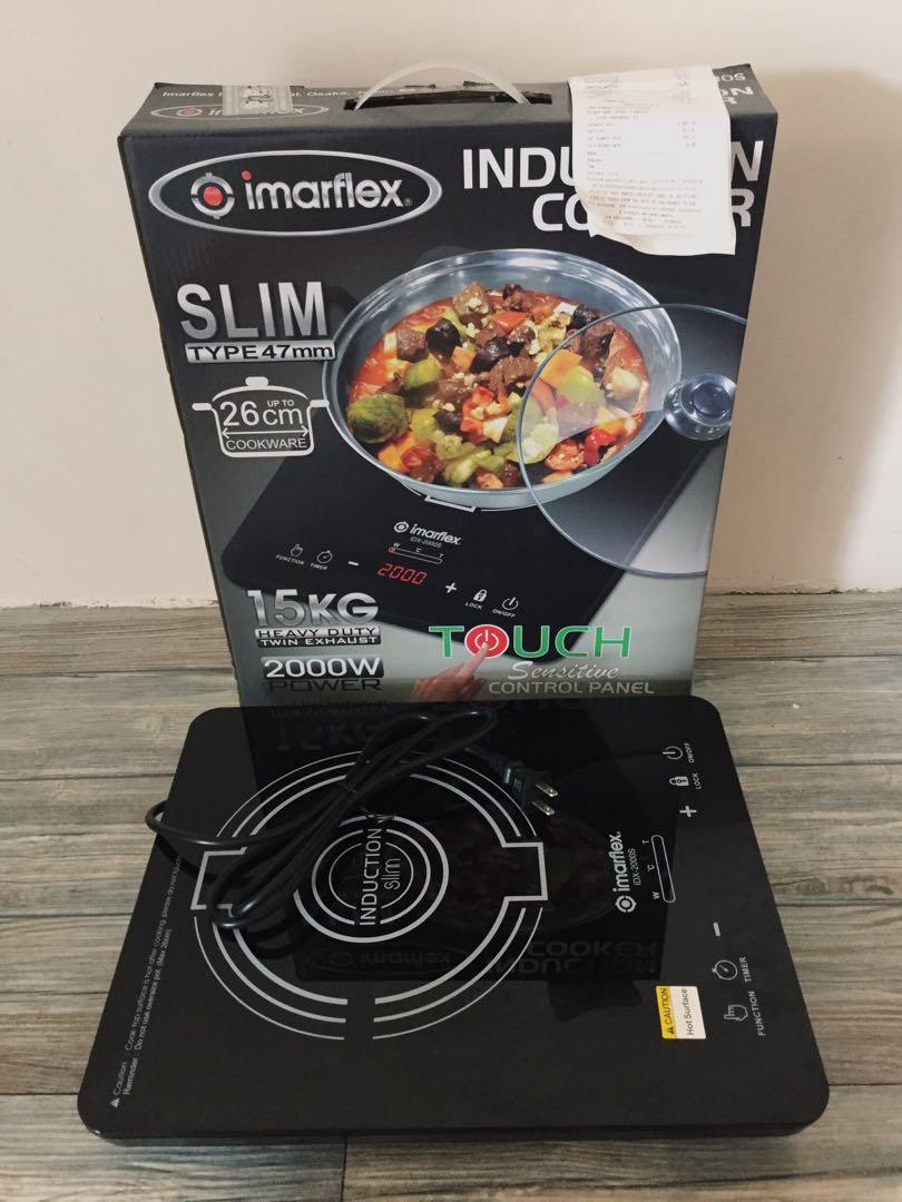 Imarflex Slim Induction Cooker IDX2000S, Furniture & Home Living