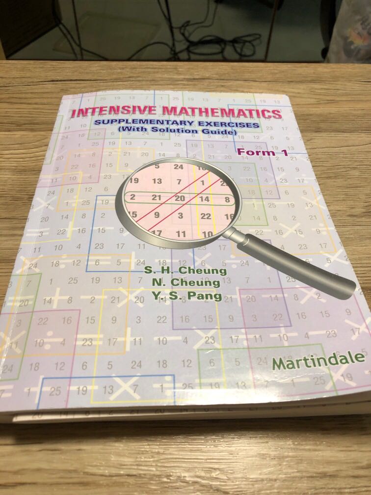 Intensive mathematics supplementary Exercise Form 1, 興趣及遊戲, 書本 & 文具 ...