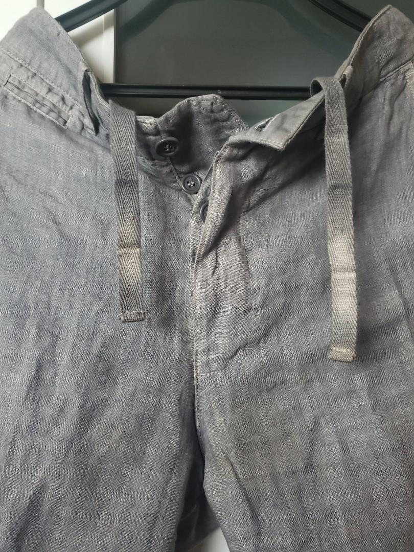 Italy CP Company linen pants, 男裝, 褲＆半截裙, 長褲- Carousell