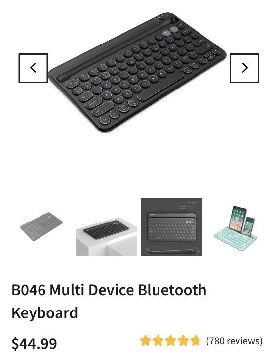 Jelly Comb B046 Multi Device Bluetooth Keyboard, Computers & Tech