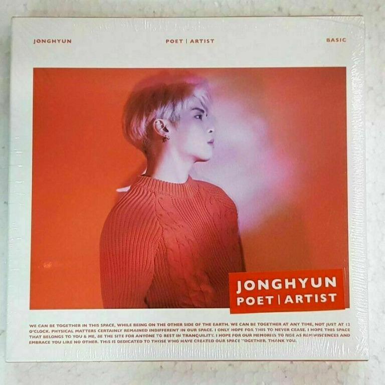 Jonghyun Shinee Poet Artist Solo Album Cd Sealed Kpop Kstar Collection The Story Op 2 Music Instruments On Carousell