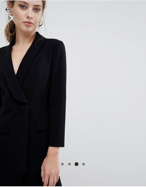 Karen Millen Tailored Tuxedo Dress Women s Fashion Muslimah